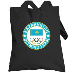 Kazakhstan Winter Olympic Team Pyeongchang 2018 Round Logo Totebag
