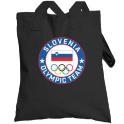 Slovenia Winter Olympic Team Pyeongchang 2018 Round Logo Totebag