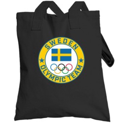 Sweden Winter Olympic Team Pyeongchang 2018 Round Logo Totebag