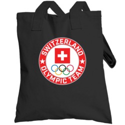 Switzerland Winter Olympic Team Pyeongchang 2018 Round Logo Totebag