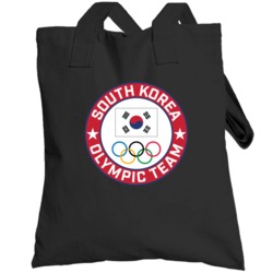 South Korea Winter Olympic Team Pyeongchang 2018 Round Logo Totebag