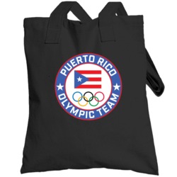 Puerto Rico Winter Olympic Team Pyeongchang 2018 Round Logo Totebag
