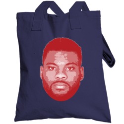 Elandon Roberts Big Head New England Football Player Fan Totebag