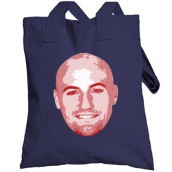 Rex Burkhead Big Head New England Football Player Fan Totebag