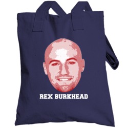 Rex Burkhead Face Big Head New England Football Player Fan Totebag