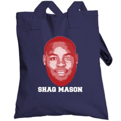 Shaq Mason Face Big Head New England Football Player Fan Totebag
