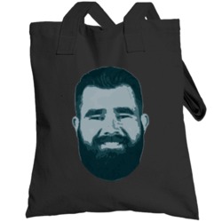 Jason Kelce Big Head Philadelphia Football Player Fan Totebag