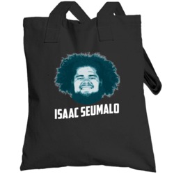 Isaac Seumalo Face Big Head Philadelphia Football Player Fan Totebag