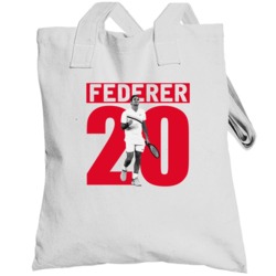 Roger Federer 20 Wins Australian Open Grand Slam Tennis Fan Totebag