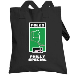 Foles Philly Special Video Game Philadelphia Football Totebag
