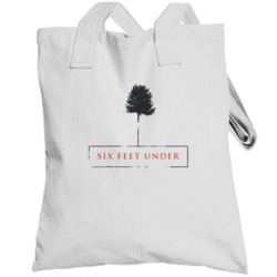 Six Feet Under Logo Tv Show Fan Totebag