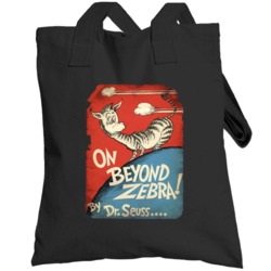 Book Cover On Beyond Zebra Fan Totebag