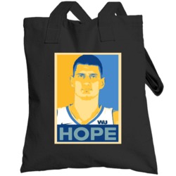 Nikola Jokic Greatest Basketball Player Hope Totebag