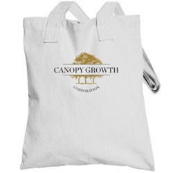 Canopy Growth Corp Cannabis Weed Marijuana Stoner Company Logo Fan Tot