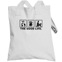 Travel Beer Sex The Good Life Funny Favorite Things Totebag
