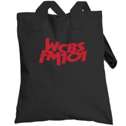 70s Wcbs Fm101 New York City Radio Station Fan Totebag