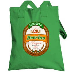 Beerlao Beer Southeast Asia Laos Fan Totebag