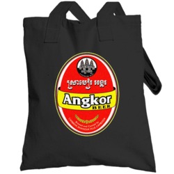 Angkor Beer Southeast Asia Cambodia Fan Totebag