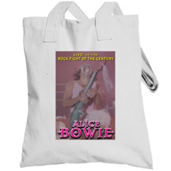 Alice Bowie Cheech And Chong Fictional Music Group Fan Totebag