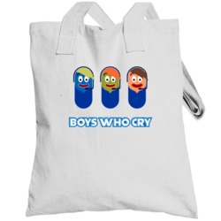 Boys Who Cry Spongebob Fictional Musican Band Character Fan Totebag