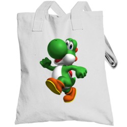 Yoshi Super Mario World Video Game Character Totebag