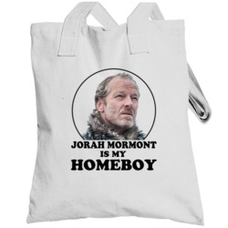 Game Of Thrones Jorah Mormont Is My Homeboy Funny Parody Fan Totebag