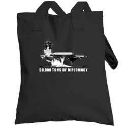 90000 Tons Of Diplomacy Political American Totebag