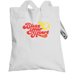 Bless Your Heart Burgers Food Fan Totebag
