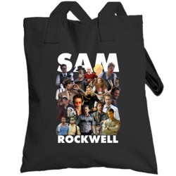 Sam Rockwell Favorite Hollywood Celeb Actor Mashup Super Fan Gift Tote