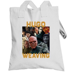 Hugo Weaving Movies Mashup Hollywood Actor Super Fan Totebag