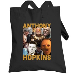 Anthony Hopkins Movies Mashup Hollywood Actor Fan Totebag