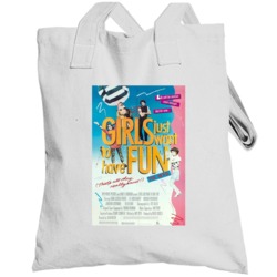 Girls Just Want To Have Fun Retro Movie Poster Fan Totebag