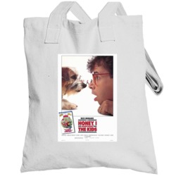 Honey I Shrunk The Kids Retro Movie Poster Fan Totebag