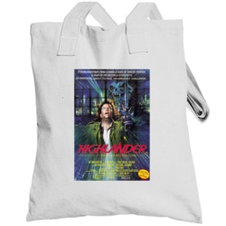 Highlander Retro Movie Poster Fan Totebag