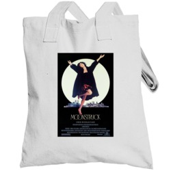 Moonstruck Retro Movie Poster Fan Totebag