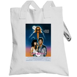 Once Bitten Retro Movie Poster Fan Totebag