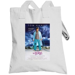 The 'burbs Retro Movie Poster Fan Totebag
