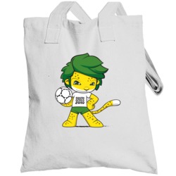 Zakumi South Africa 2010 World Cup Mascot Fan Totebag
