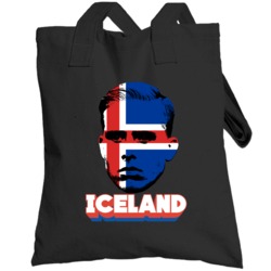 Hordur Bjorgvin Magnusson Iceland Flag Big Head Fifa World Cup Fan Tot
