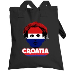 Ivan Rakitic Croatia Flag Big Head Fifa World Cup Fan Totebag