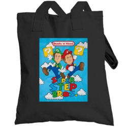 Boats And Hoes Step Brothers Movie Super Mario Parody Totebag