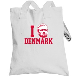 Kasper Schmeichel I Heart Denmark World Cup 2018 Football Fan Totebag