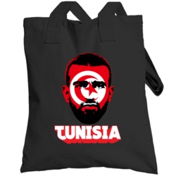 Naim Sliti Tunisia Flag Big Head Fifa World Cup Fan Totebag