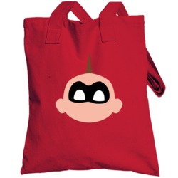 Jack Jack Face Mask Incredibles 2 Baby Powers Movie Fan Poster Totebag