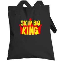 Skip Bo King Cool Funny Sports Hobby Totebag