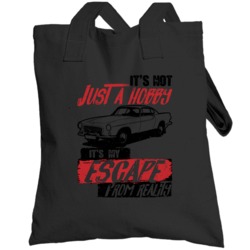 1961 Volvo P1800 It's Not A Hobby Escape Reality Car Worn Look Totebag