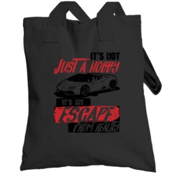 Lamborghini Huracan It's Not A Hobby Escape Reality Car Worn Look Tote