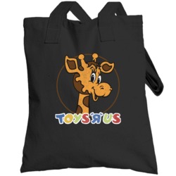 Vintage Distressed Toys R Us Logo Fan Totebag