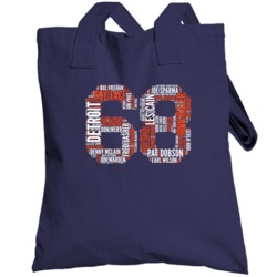 Detroit Baseball 1968 World Series Champions Retro Roster Sports Fan T