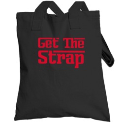 Get The Strap 50 Cent Rapper Feud Power Fan Totebag